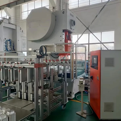 Mitsubishi PLC Controlled 3 Cavity Aluminium Foil Container Production Line LK-T63