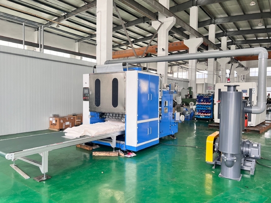 Fully Automatic Type Plastic Tear Pop Up Sheets Interlocking Machine With One Labor