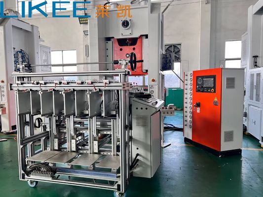 LK-T80 Aluminum Foil Container Making Machine with 35-70 Strokes Per Minute for Square Tray Production and 80ton Press Capacity