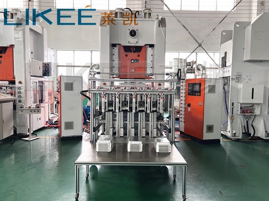 LK-T80 Food Container Aluminum Foil Punching Automatic Making Machine 12000 PCS Per Hour
