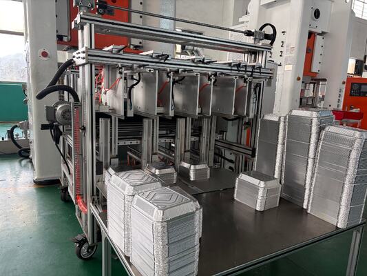 LK-T80 Original 8389 OEM Aluminium Takeaway Trays No Peculiar Smell Making Machine