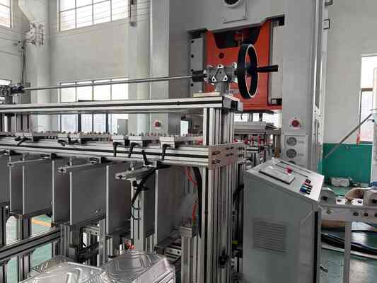 0.25mm Airline Catering Aluminum Disposable Containers Making Machine