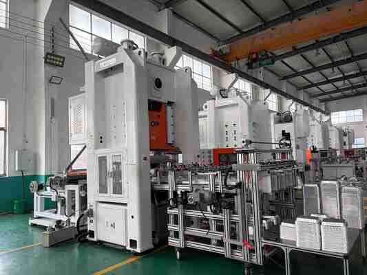 LK-T80 8389 No Peculiar Smell Aluminium Silver Foil Container Food Forming Machine