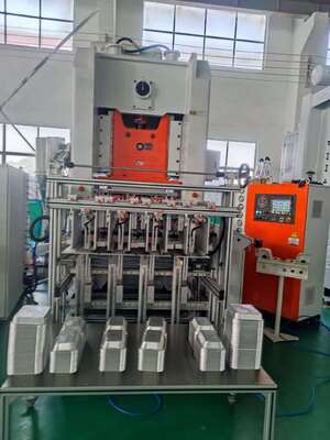 LK-T80 80-ton Aluminum Foil Container Machine with Custom Logo Embossing and 35-70 Strokes/min Speed