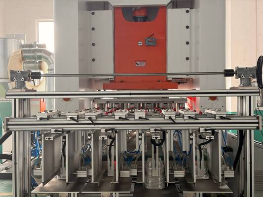 LK-T80 Aluminum Foil Making Machine with SMC Pneumatic Components 80ton Press Capacity for 24hour Operation