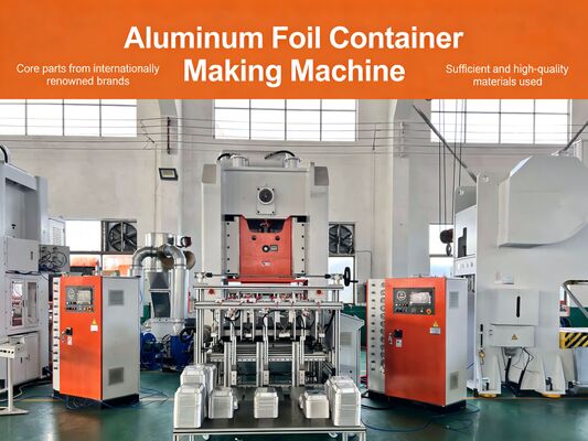 LK-T80 Aluminum Foil Container Machine with 12,000 Pcs/Hour High-Speed Output, 80ton Press Capacity, and 10-Year Service Life