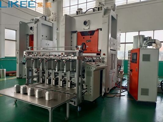 Aluminum Foil Container Machine 130 Ton H Frame Press Line for Mass Production