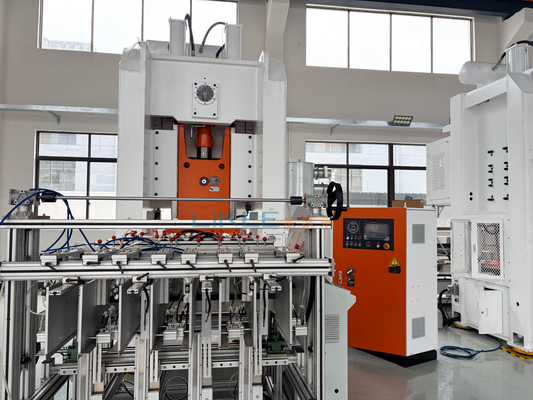Aluminum Foil Container Machine 660ml 28micron Production Line Supports Switching Between Thin-Gauge And Heavy-Gauge Material Production