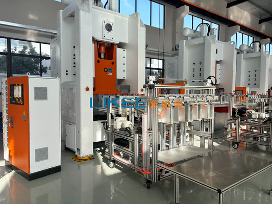 Aluminium Foil Container Machine 35-70 Strokes/min 80Ton Capacity for 4-Cavity Mould