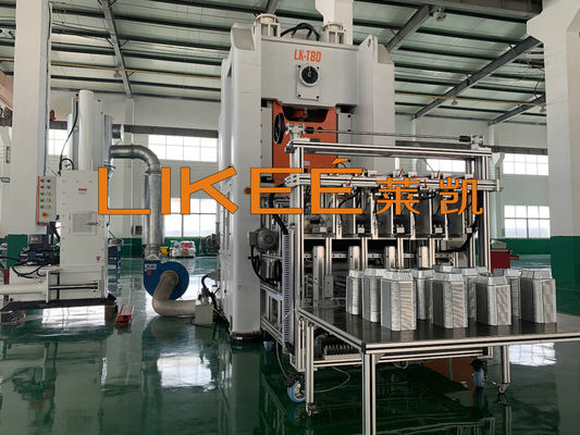 CE Certified 11 Ton Weight Aluminium Foil Container Making Machine For Food Container