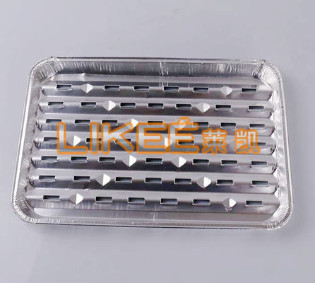 CR12Mov Aluminium Foil Takaway Food Containers Mold Customized 6 cavities