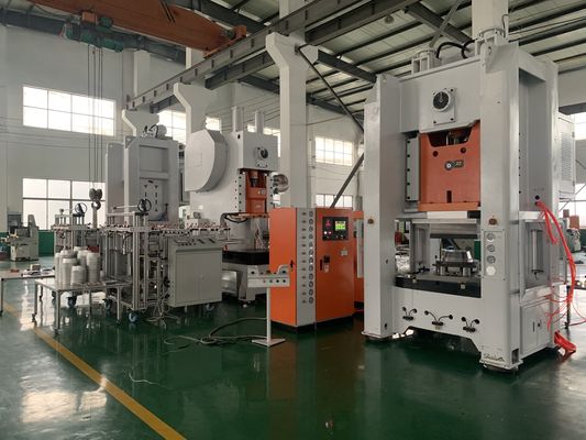 LK-T80 Food Container Aluminum Foil Punching Automatic Siemens Motor Making Machine