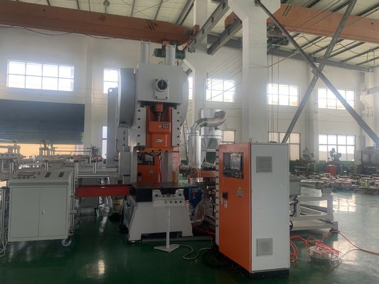 LK-T80 Food Container Aluminum Foil Punching Automatic Making Machine One Time Use