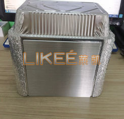 Top Safety Level With Safety Door Automatic Type Aluminium Foil Food Container Production Line