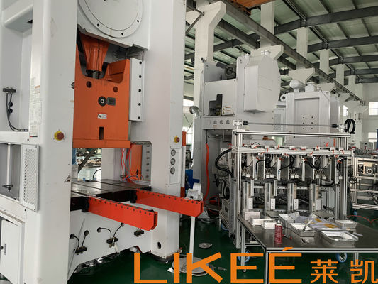 Automatic 26KW Power Aluminium Foil Cup Making Machine Electric Controlled