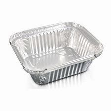 450ml Airline Catering Aluminium Foil Food Container For Food Packaged