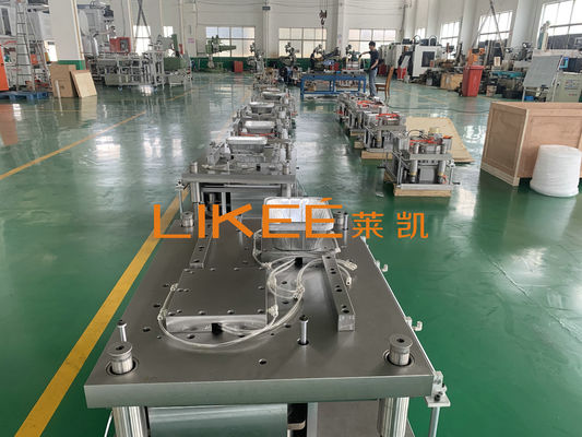 17.5KW Semi Automatic Aluminium Foil Container Making Machine Mitsubishi PLC